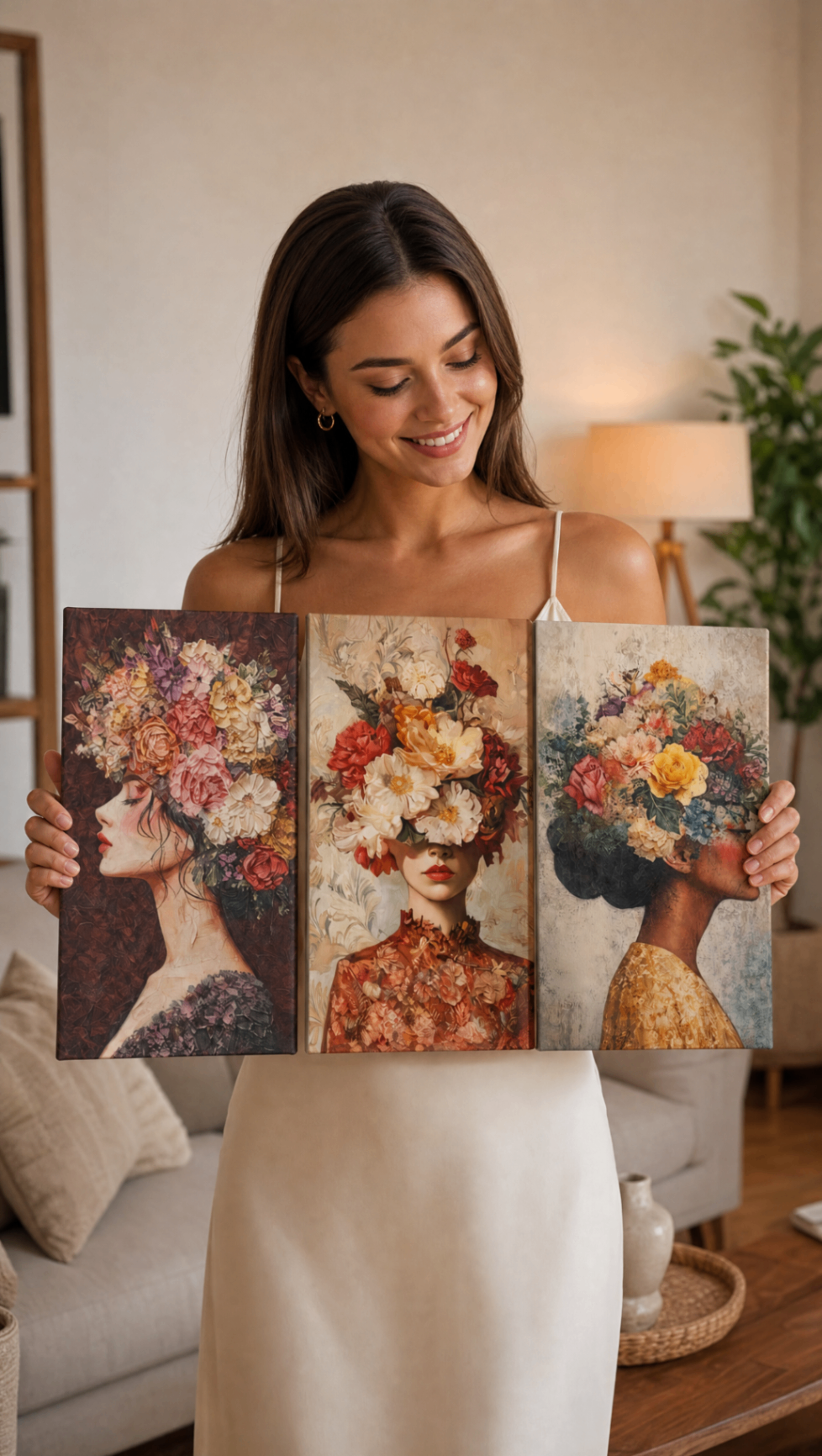Floral Muse — Triptych