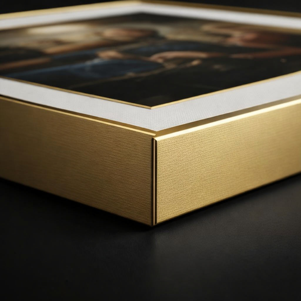 Gold frame
